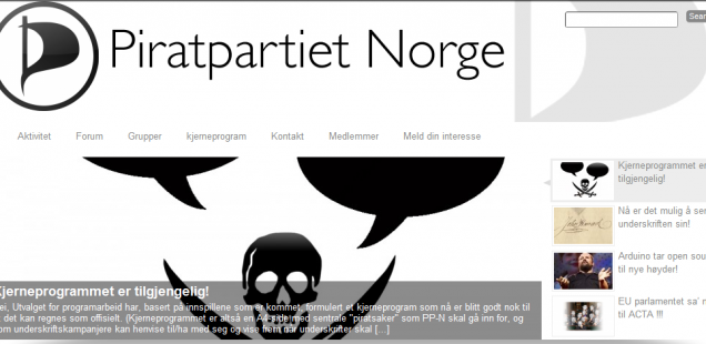 Introduction of the Norwegian Pirate Party
