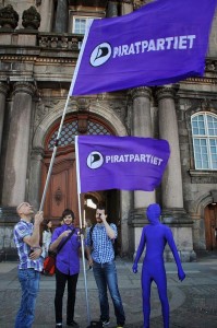 Pirates in front of the Danish parliament | Public Domain