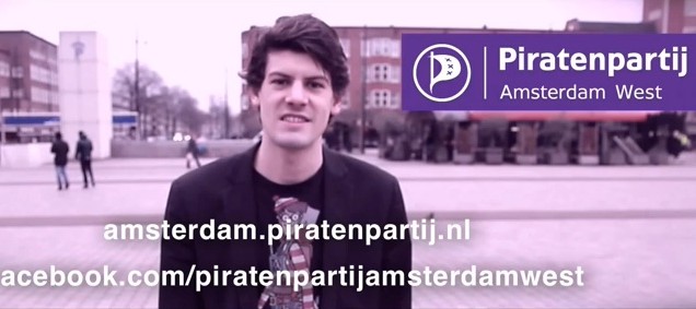 Jelle de Graaf, Piratenpartij Amsterdam