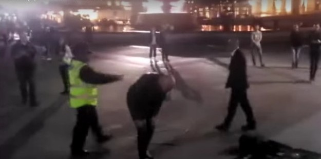 Pirate Activist Receives a Flogging in Trafalgar Square